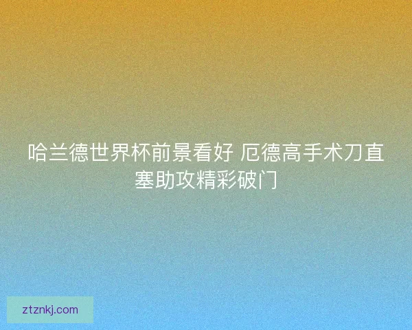 哈兰德世界杯前景看好 厄德高手术刀直塞助攻精彩破门 哈兰德世界杯前景看好 厄德高手术刀直塞助攻精彩破门